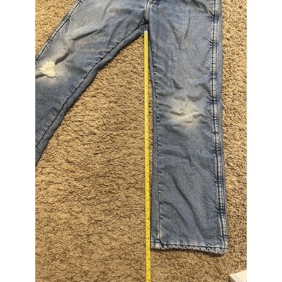 Wrangler Men's Fleece Lined Jeans Size 30x30, Warm Winter Denim - Picture 7 of 11